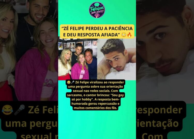 😳 Perguntaram Sobre a Sexualidade de Zé Felipe e a Resposta Viralizou na Internet 😳🔥