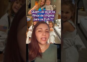 Com quem os filhos da Virgínia vão para os EUA #virginiafonseca #fofocas