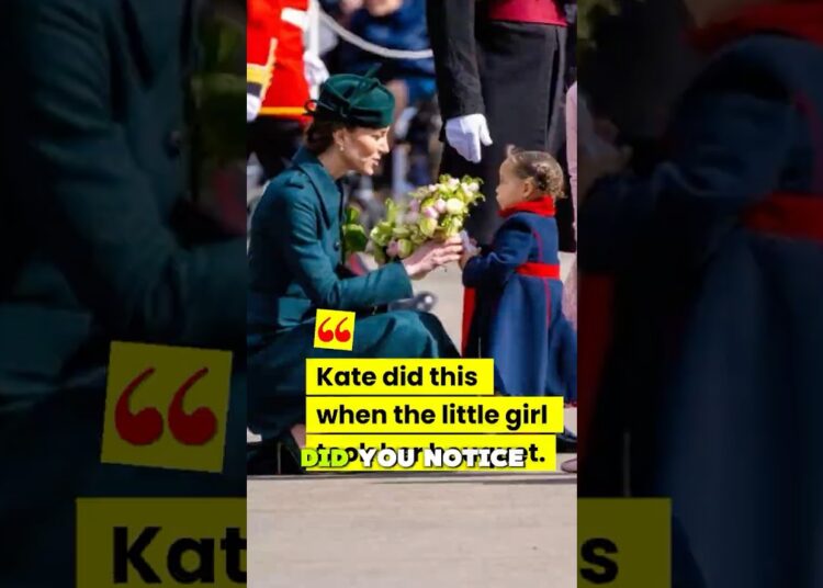Kate did this when the little girl took her bouquet. #royal #royalfamily