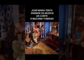 ZÉ MARIA TENTA ENSINAR OS MODOS PARA TOMASIA… #xicadasilva #históriadobrasil #novela #realeza