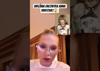 Virgínia e Anna Wintour lado a lado!