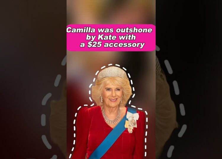 Camilla was outshone by Kate with a $25 accessory #kate #camilla #royal