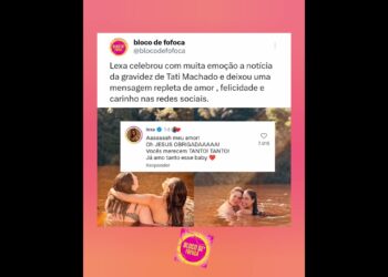#lexa celebrou com muita emoção a notícia da gravidez de #tatimachado. #fofoca #fofocas