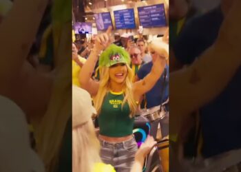 Virginia Fonseca movimenta torcida brasileira