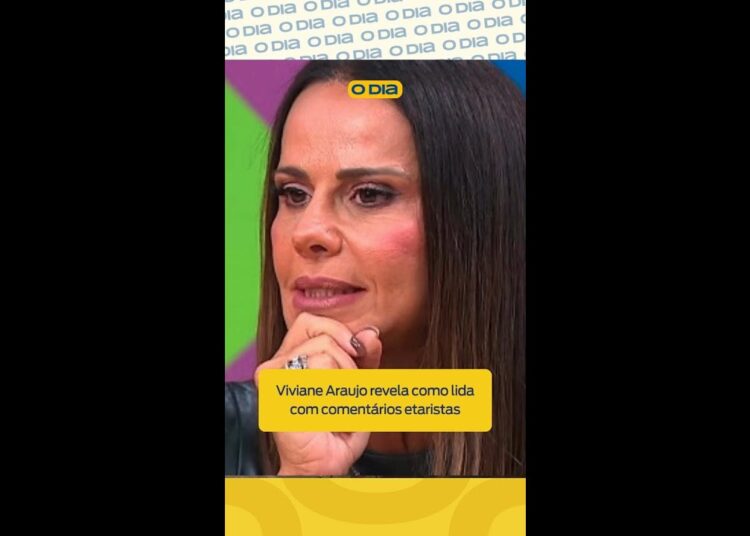 Viviane Araujo revela como lida com comentários etaristas