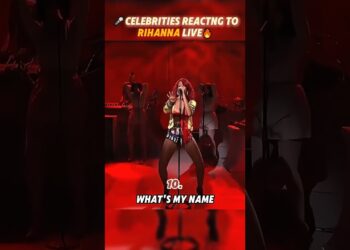 CELEBRITIES REACTING TO Rihanna LIVE 🔥🎤
