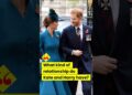 What kind of relationship do Kate and Harry have? #royal #royalfamily