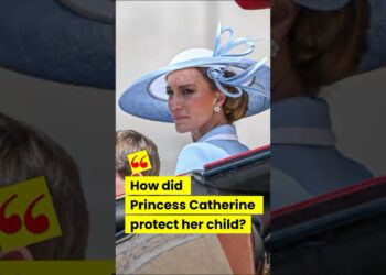 How did Princess Catherine protect her child? #royal #royalfamily