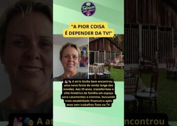 Giulia Gam revela por que depender da TV foi um erro e como encontrou uma nova fonte de renda 😱🎭