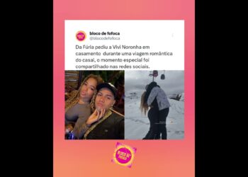 #dafuria pediu a #vivinoronha em casamento. ❤️ #fofoca #fofocas