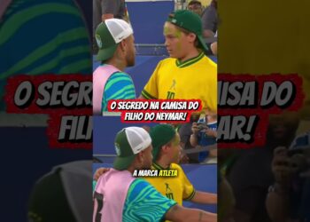 Reparou no look do filho do Neymar com ele? #AthletaCP #shorts #neymar #brasil @AthletaBrasil
