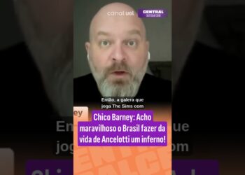 Chico Barney: Acho maravilhoso o Brasil fazer da vida de Ancelotti um inferno!