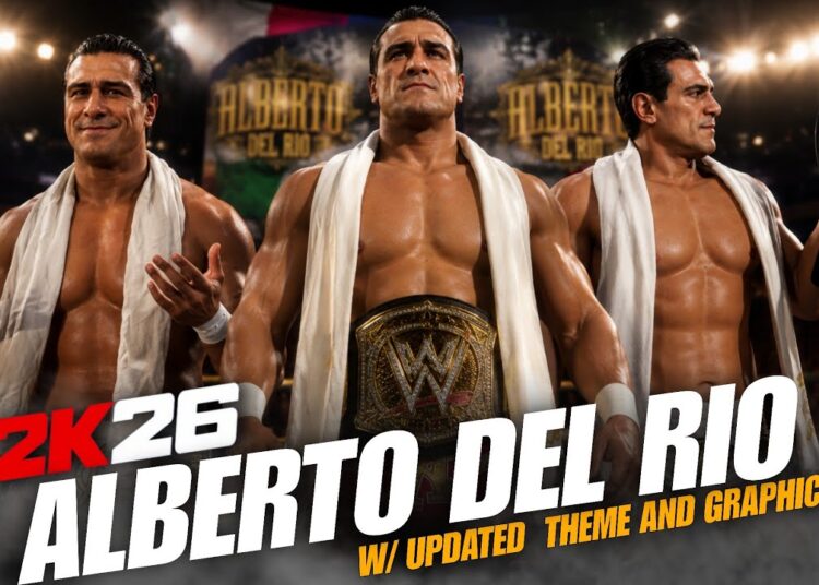 WWE 2K26 Alberto Del Rio w/ Realeza Theme Song & Graphics Pack | New WWE 2K26 Mods