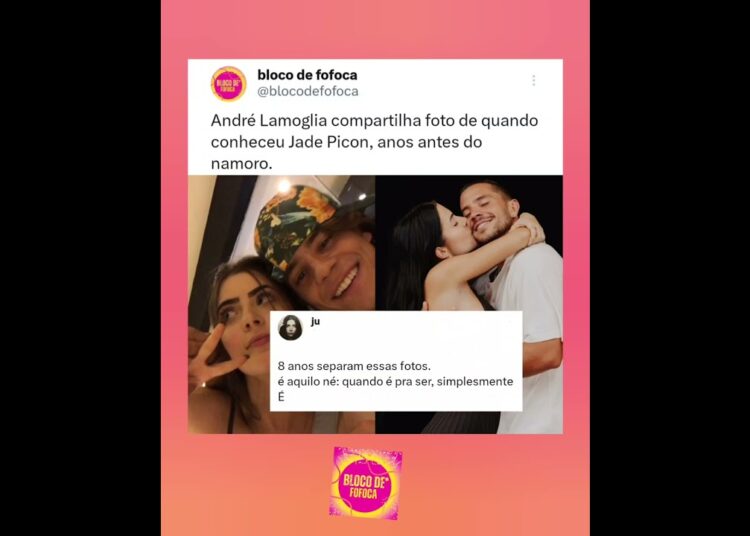 #andrelamoglia compartilha foto de quando conheceu #jadepicon ,anos antes do namoro.#fofoca #fofocas