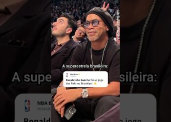 RONALDINHO GAÚCHO em mais um JOGO DA NBA 🏀 #shorts