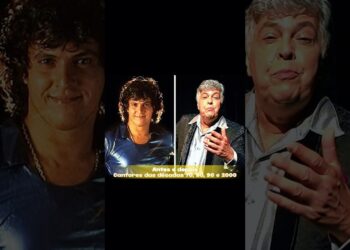 ANTES E DEPOIS DE CANTORES BRASILEIROS #antesedepois #anos90 #anos80 #anos70 #anos2000 #famosos