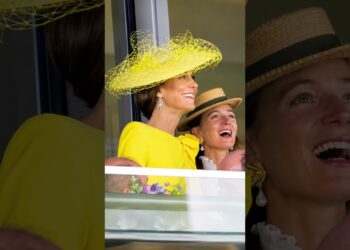 Kate contradiz Meghan com gesto no Ascot