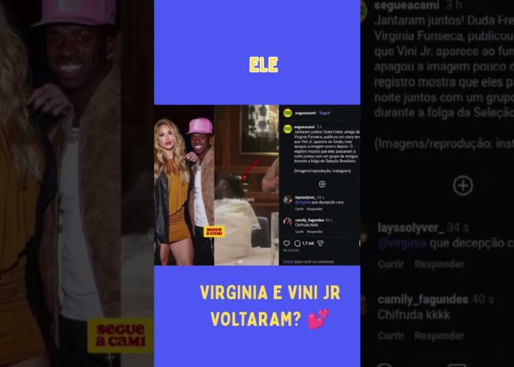 Virginia e Vini Jr voltaram? 💕 #famosos #fofoca #notícia