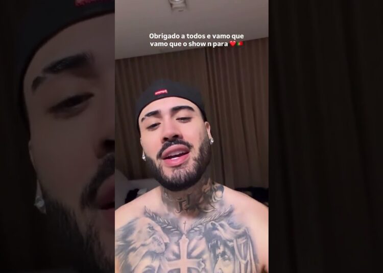 MC Kevinho passa mal em show e é hospitalizado em Portugal e agora conta tudo o que aconteceu #news