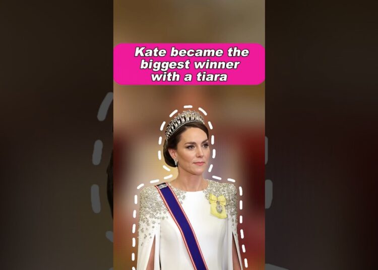 Kate became the biggest winner with a tiara #fyp #royal #katemiddleton #queencamilla #princessdiana