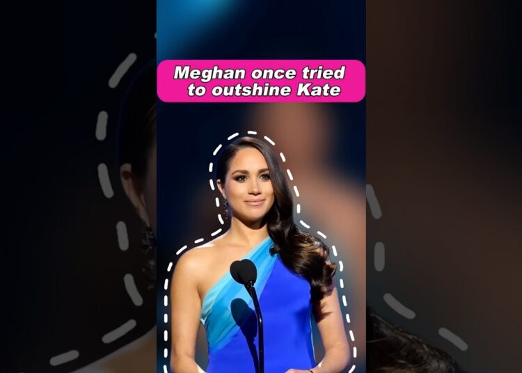 Meghan once tried to outshine Kate #fyp #royal #katemiddleton #meghanmarkle