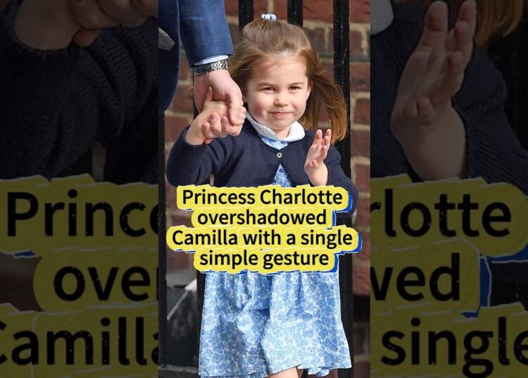 Princess Charlotte overshadowed Camilla with a single simple gesture #princesscharlotte #fyp #royal
