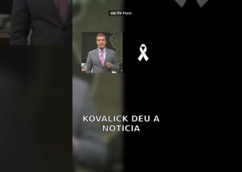 Roberto Kovalick anuncia morte ao vivo no Jornal Hoje 😢 #Shorts