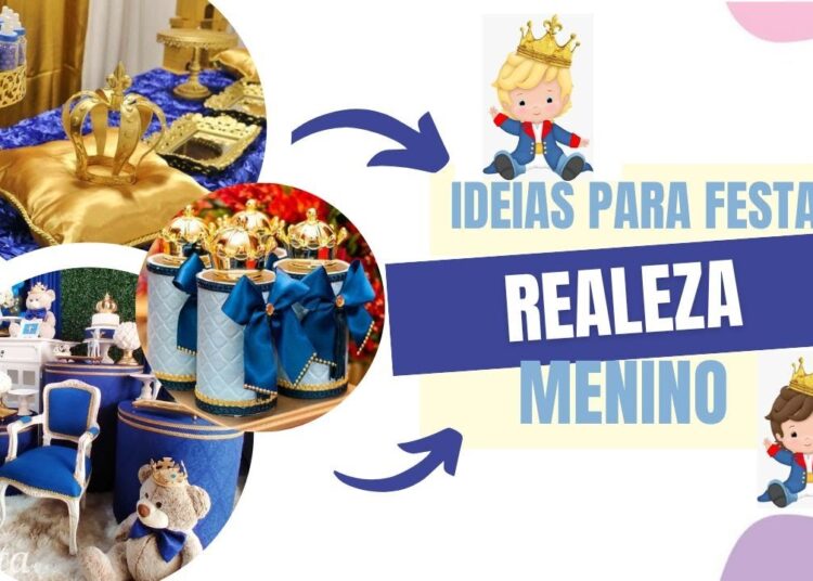 Ideias de festa realeza – as melhores inspirações para festa realeza de menino/ festa simples e luxo