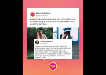 #larissamanoela respondeu aos comentários de internautas em suas fotos . #fofocas #fofoca