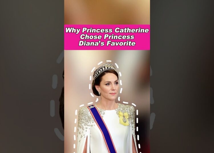 Why Princess Catherine Chose Princess Diana’s Favorite. #royal #kate #princess