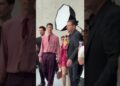 @madonna  attended the Yves Saint Laurent fashion show