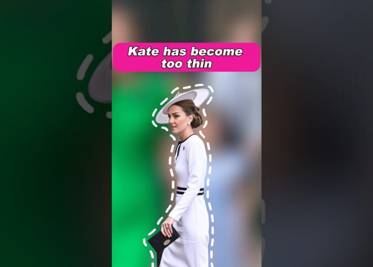Kate has become too thin #fyp #royal #princessdiana