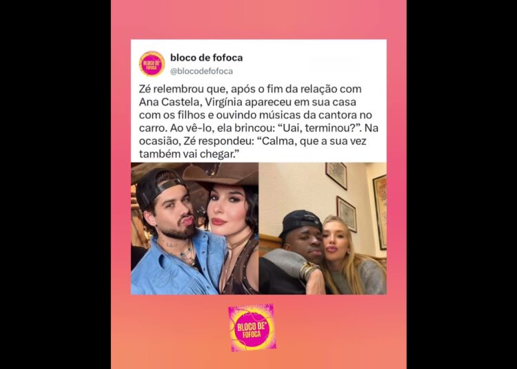 #zefelipe falou que #virginia apareceu em sua casa ouvindo música da #anacastela . #fofocas #fofoca