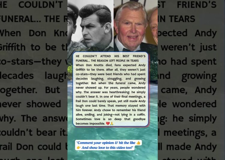 HE COULDN’T ATTEND HIS BEST FRIEND’S FUNERAL… THE REASON LEFT PEOPLE IN TEARS