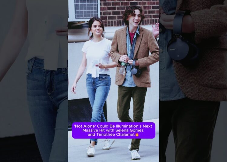 Selena Gomez and Timothée Chalamet Star in ‘Not Alone’ 🚀🎬✨#selenagomez #newmovie #fyp