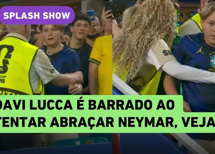 Filho de Neymar é barrado por seguranças após jogo de Brasil contra Escócia, entenda
