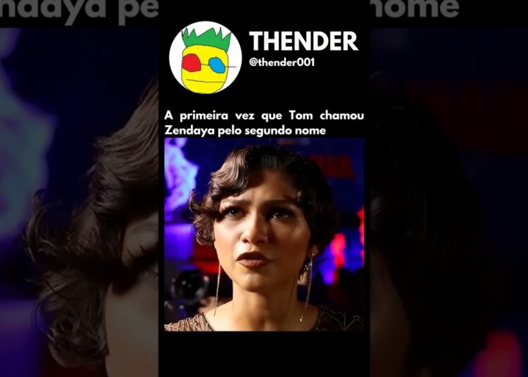 A primeira vez que Tom chamou Zendaya pelo segundo nome #shorts #amor #viral