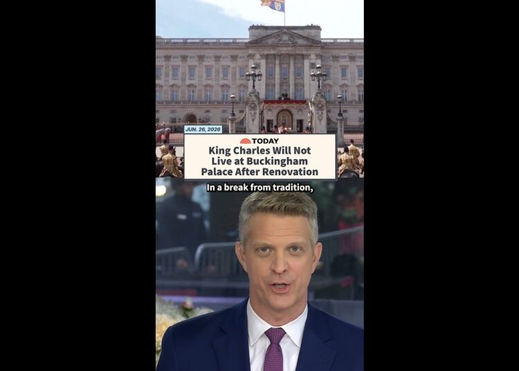 King Charles Will Not Live at Buckingham Palace After Renovation