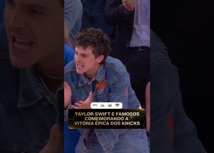 Taylor Swift, Adam Sandler e mais famosos foram À LOUCURA! 🤯 #nba