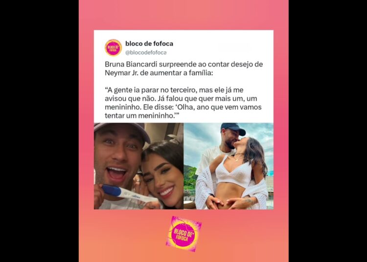 #brunabiancardi  surpreende ao contar desejo de #neymarjr  de aumentar a família. #fofocas #fofoca