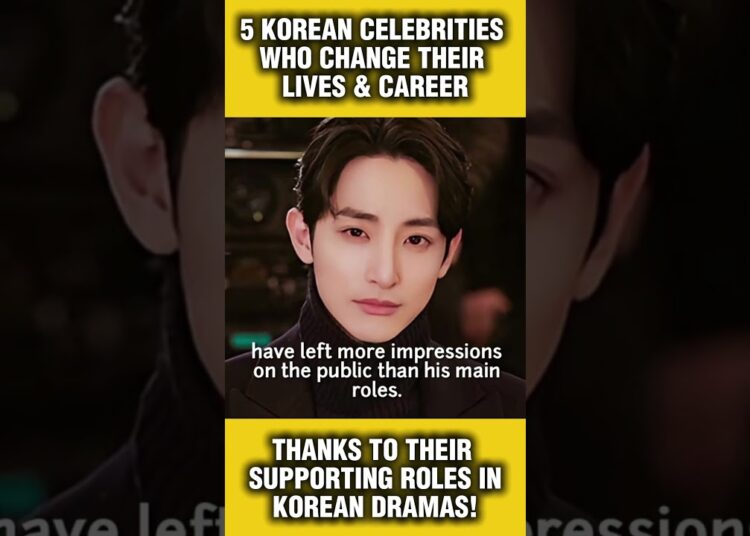5 Korean Stars who changed their career for the better thanks to their supporting roles in hit drama