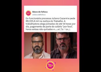 Ex-funcionária processa #julianocazarre  e pede R$ 225,6 mil na Justiça do Trabalho.#fofocas #fofoca