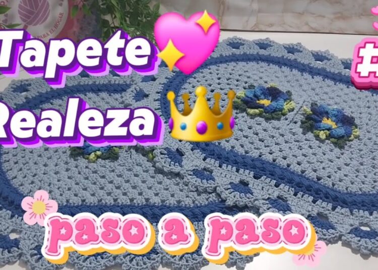 Paso a paso 👑 tapete Realeza 👑 #3