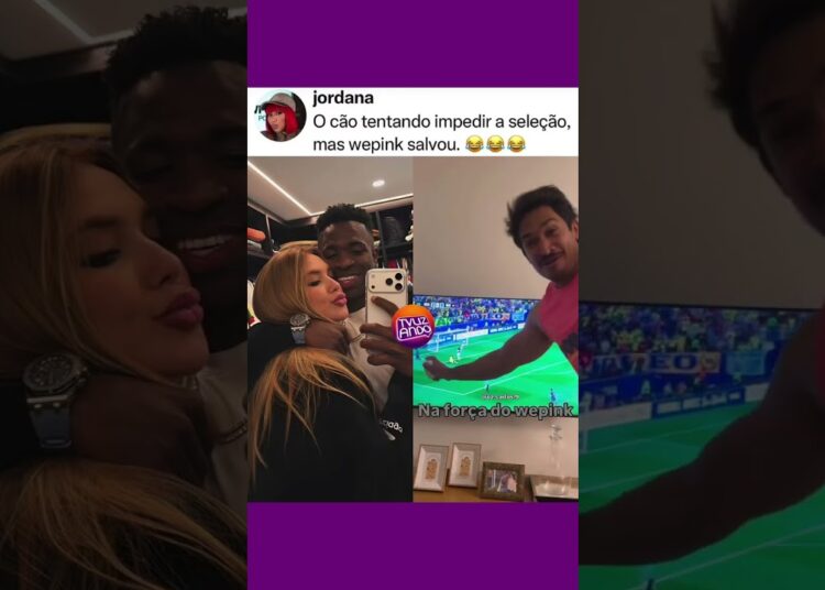 Vini Jr faz gol ao sentir perfume de Virginia #fofoca #futebol #noticias #polemica #vinijr #virginia