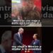 Es el protocolo de la realeza es saludar al presidente en turno. Es el REY DE ESPAÑA. No el presiden