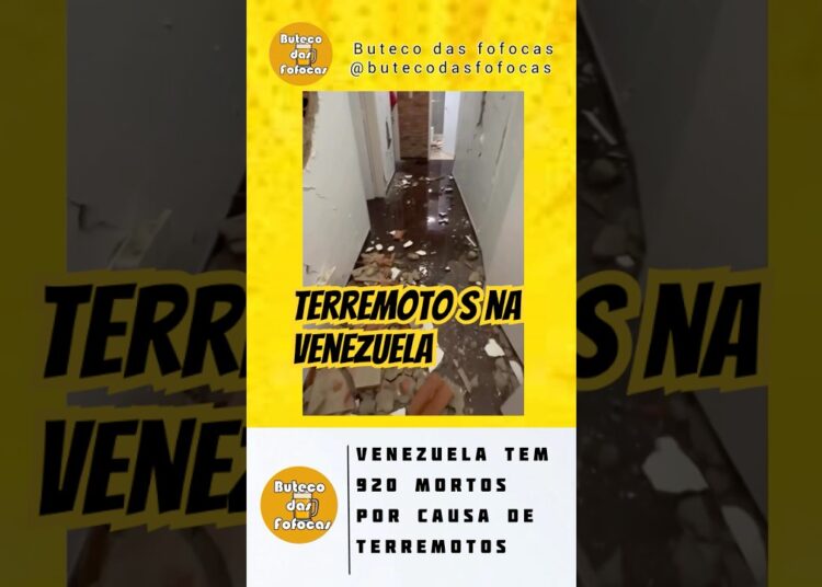 Venezuela tem 920 mortos por causa de terremotos