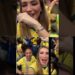 ESPOSA DE CASEMIRO EXIBE ALIANÇA DE 2 MILHÕES AO COMEMORAR GOL DO JOGADOR EM BRASIL X JAPÃO NA COPA