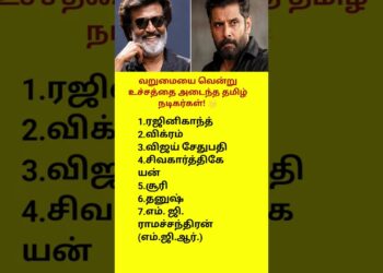 Tamil Stars Who Rose From Poverty to Stardom 😱 #TamilCinema #Kollywood #Shorts #Viral #Inspiration