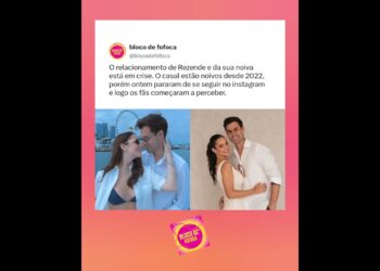 O relacionamento de #rezende  e da sua noiva está em crise. #fofocas #fofoca