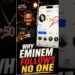 Why Eminem Doesn’t Follow Anyone on Instagram #eminem #50cent #celebrity
